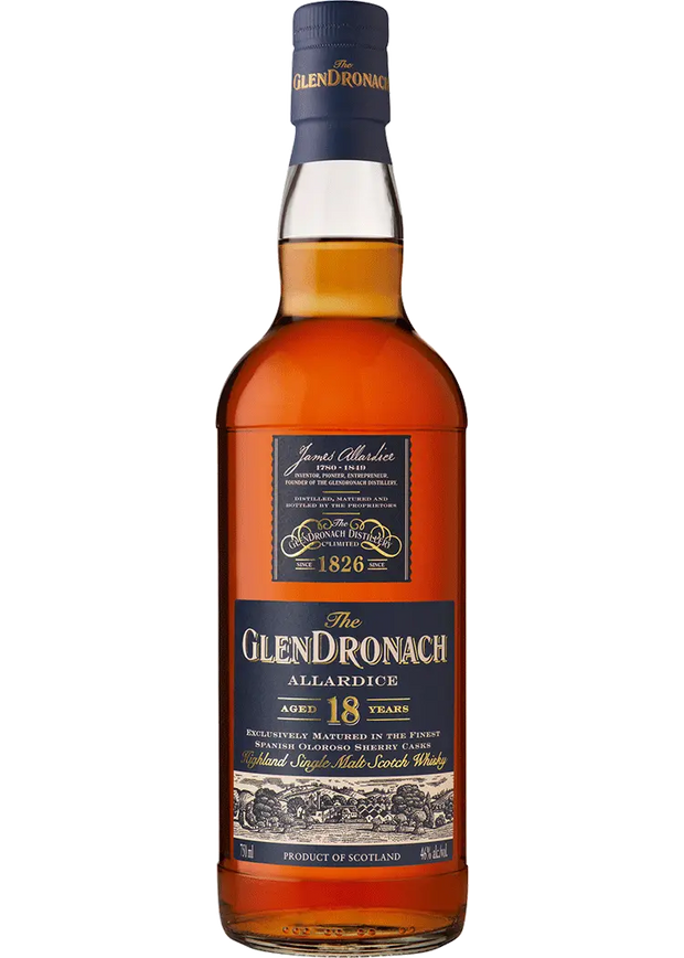 Glendronach 18 Year Single Malt Scotch Whisky