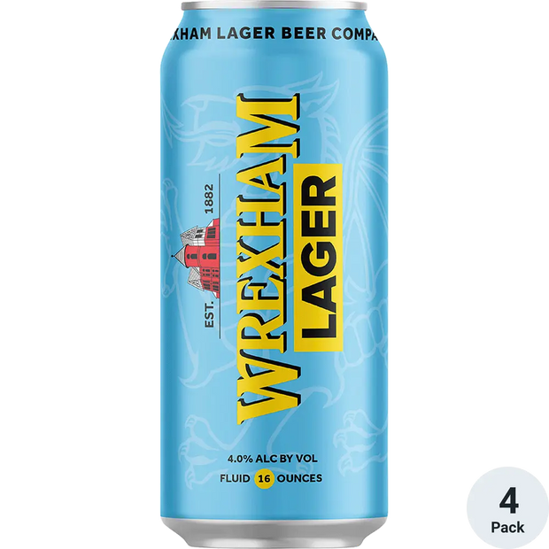 Wrexham Lager |4 pack Cans