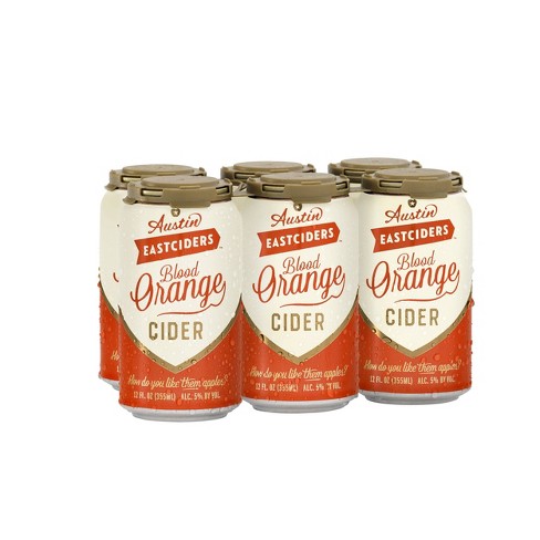 Austin Eastciders Blood Orange Cider 12-Oz Cans 6-Pack