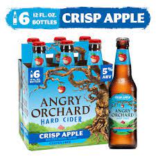 Angry Orchard Crisp Apple Hard Cider 12-Oz Bottle 6-Pack