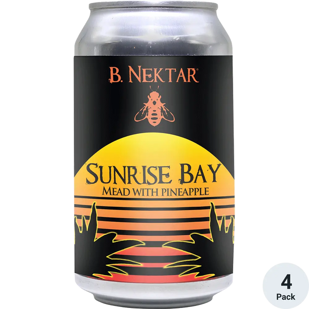 B. Nektar Meadery Sunrise Bay Pineapple Mead 4-Pack