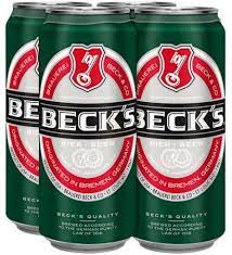 Beck's Blue Alcohol Free Beer 4-Pack Cans