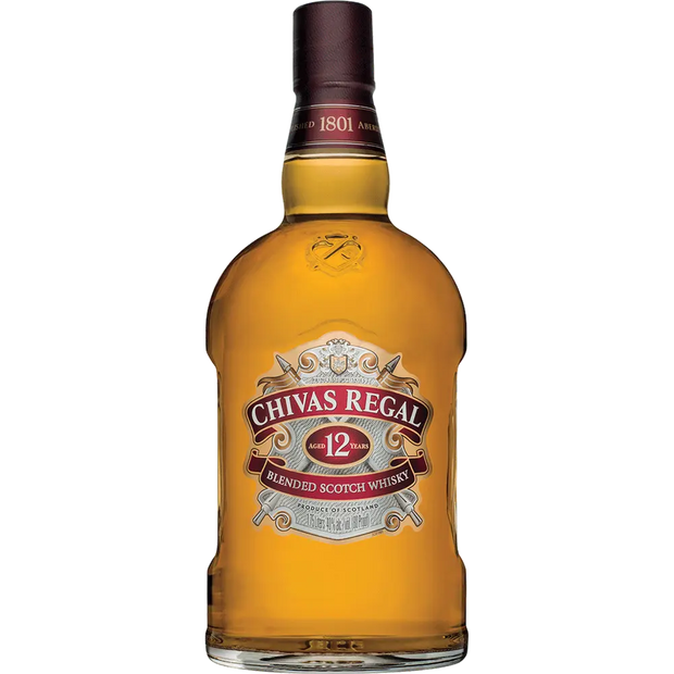 Chivas Regal 12 Year Old Blended Scotch Whisky 1.75Lt