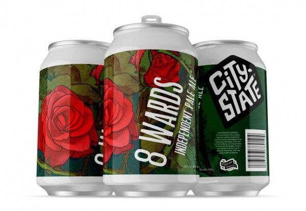 City State Brewing 8 Wards India Pale Ale Beer 6-Pack