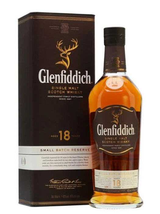 Glenfiddich 18 Year Old Single Malt Scotch Whisky 750ml