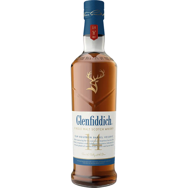 Glenfiddich Bourbon Barrel Reserve 14 Year Old Single Malt Scotch Whisky