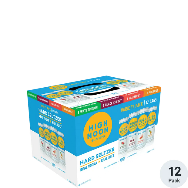 High Noon Sun Sips Hard Seltzer Variety 12-Pack