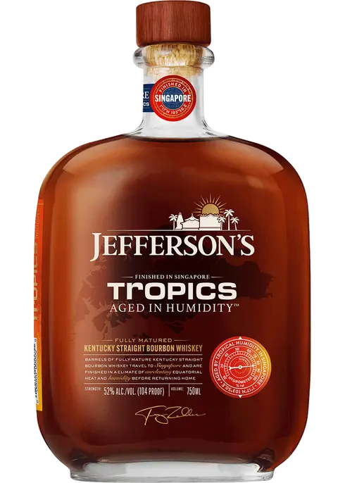 Jefferson's Tropics Aged In Humidity Kentucky Straight Bourbon 750ml