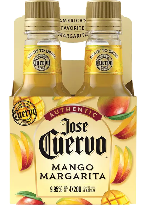 Jose Cuervo Authentic Mango Margaritas 4-Pack 200ml