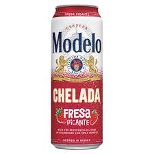 Modelo Chelada Fresa Picante Beer 24-Oz Can 12-Pack