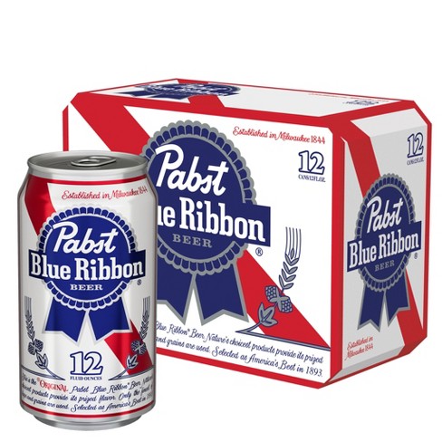 Pabst Blue Ribbon PBR Beer 12-Oz Can 12-Pack