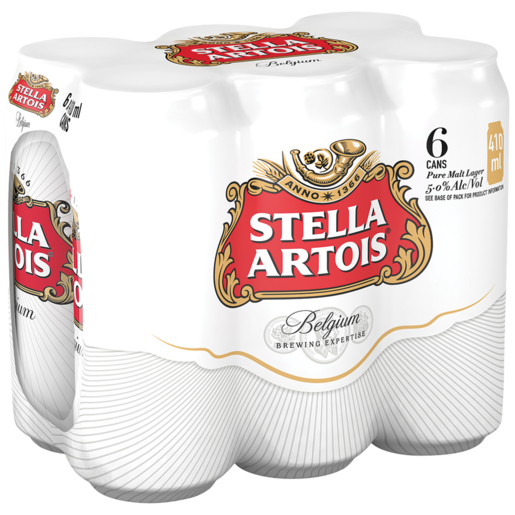 Stella Artois Poni Lager Beer Bottles  6-Pack