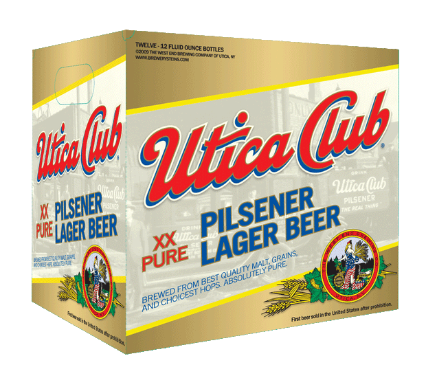 Utica Club Pilsener Lager Beer Can 6-Pack