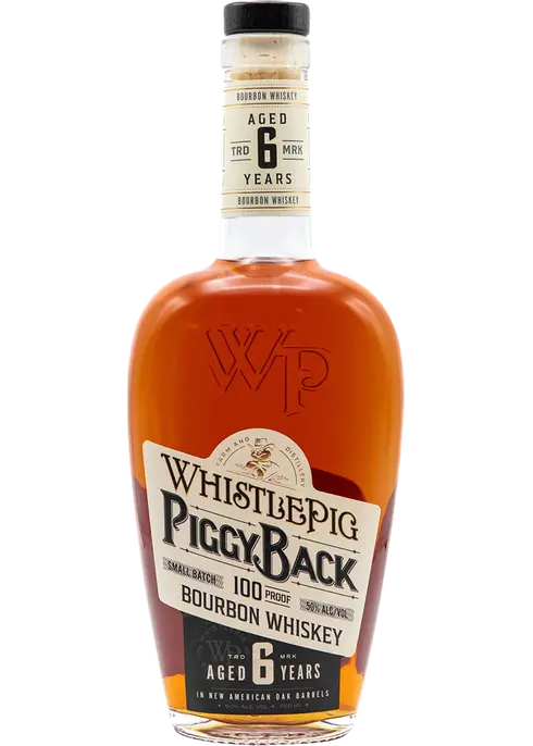 WhistlePig Piggy Back 6 Year Old Straight Bourbon Whiskey 750ml