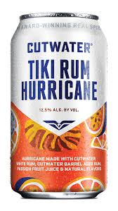 Cutwater Tiki Rum Hurricane 12-Oz Can 4-Pack