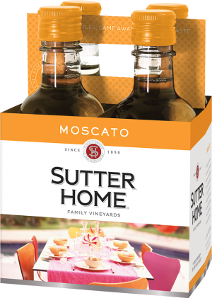 Sutter Home Moscato Wine Bottle 4-pack